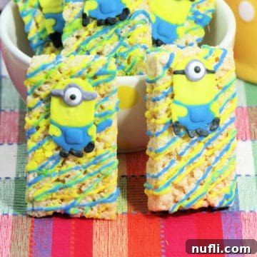 Adorable Minion Rice Krispie Bites 3 Minion Rice Krispie Treats