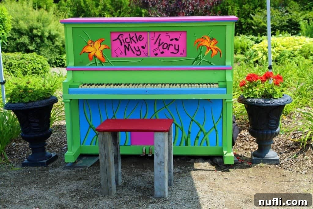 Piano at Kingsbrae Gardens