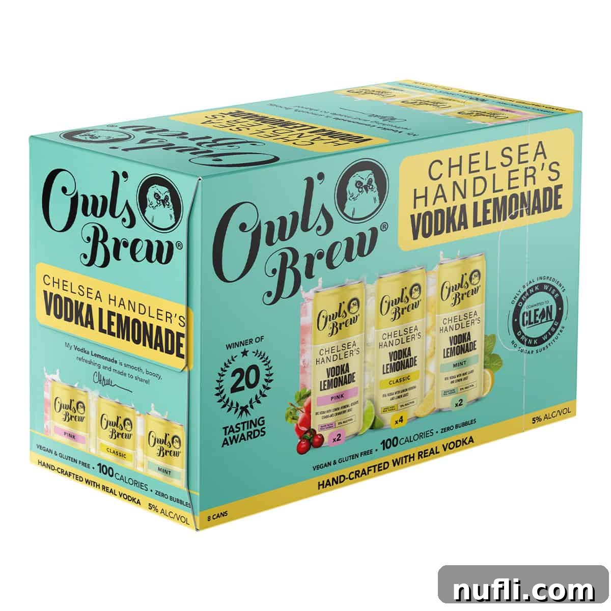 2026 Alcohol Unveiled: Cutting-Edge Cocktails and Bar Innovations 6 Owl's Brew Chelsea Handler's Vodka Lemonade