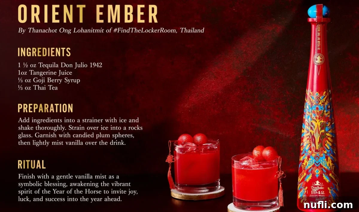 2026 Alcohol Unveiled: Cutting-Edge Cocktails and Bar Innovations 9 Tequila Don Julio 1942 Year of the Horse Edition